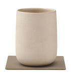 LIND DNA square corduroy coasters set of 4 (British brand)