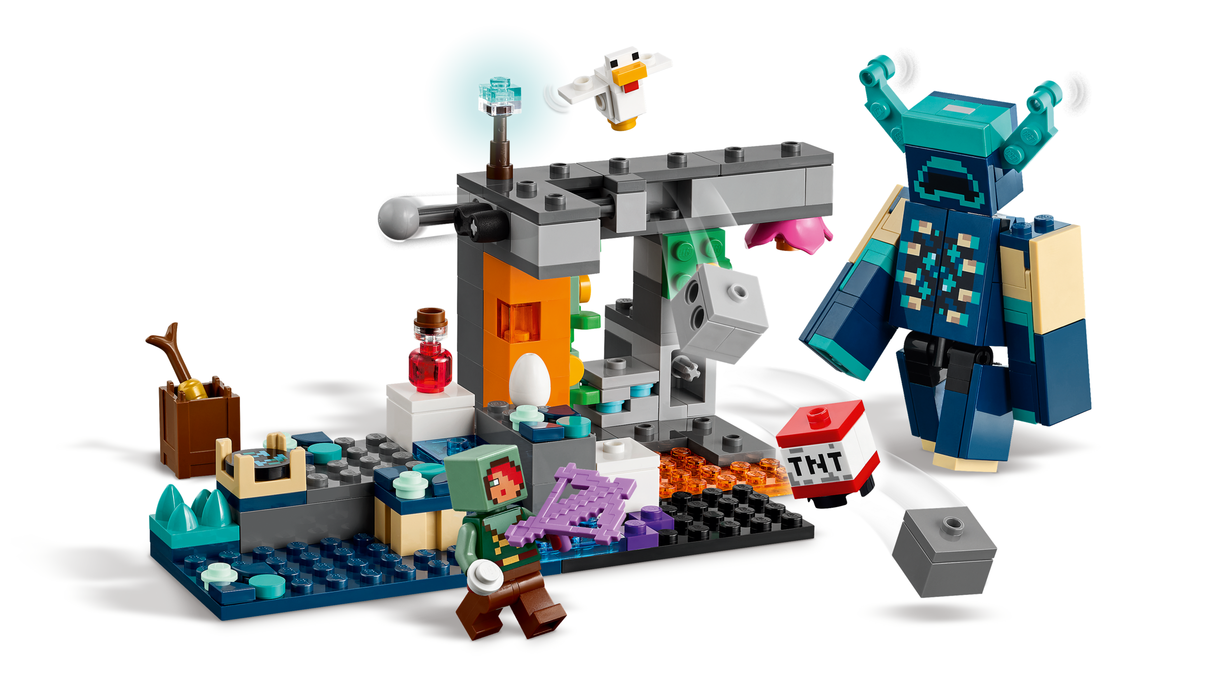 LEGO Minecraft The Warden Encounter 238 piece set, imported from the UK