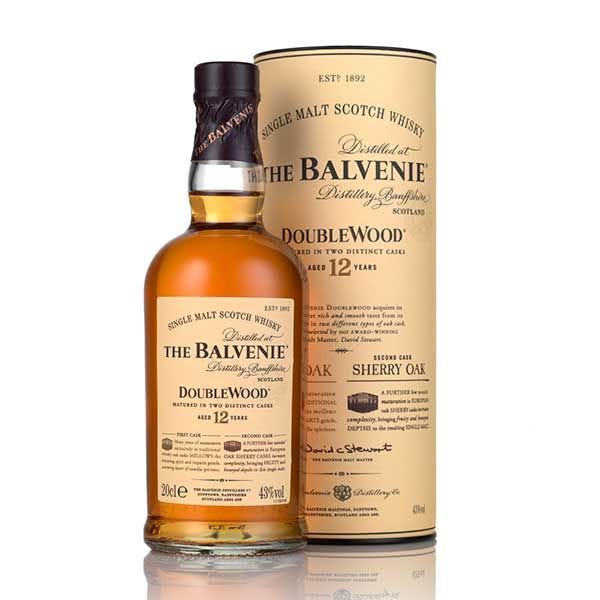 Balvenie Doublewood 12 Year Old whisky 20cl, UK version
