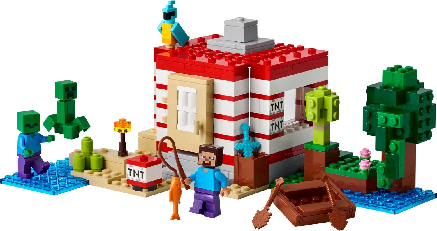 LEGO Minecraft The TNT Jungle House (British brand)