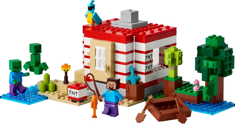 LEGO Minecraft The TNT Jungle House (British brand)