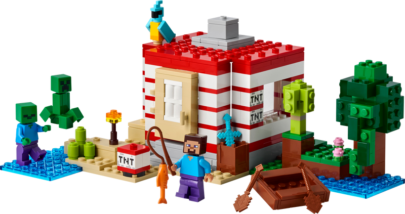 LEGO Minecraft The TNT Jungle House (British brand)