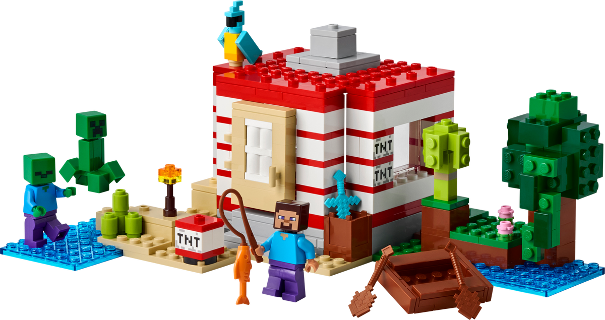 LEGO Minecraft The TNT Jungle House (British brand)