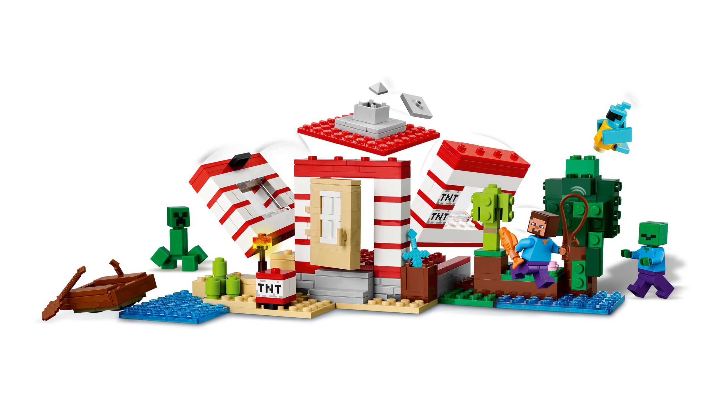 LEGO Minecraft The TNT Jungle House (British brand)