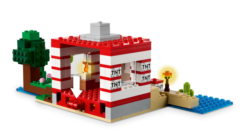 LEGO Minecraft The TNT Jungle House (British brand)