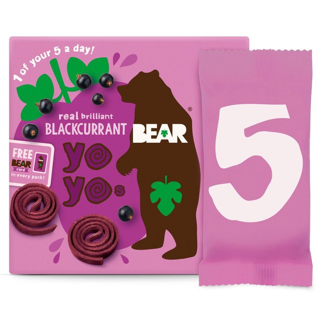 BEAR Fruit Yoyos Blackcurrant Multipack   5 x 20g GOODS M&S   