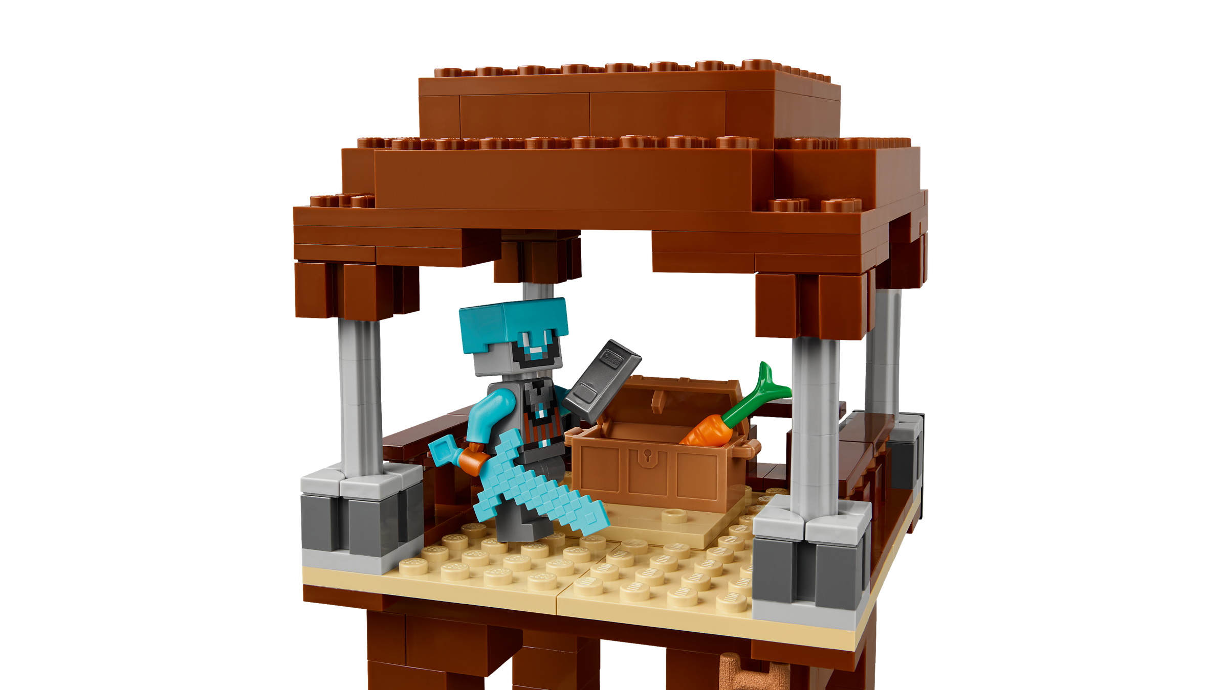 LEGO Minecraft The Pillager Outpost and Ravager 665 pieces (British brand)