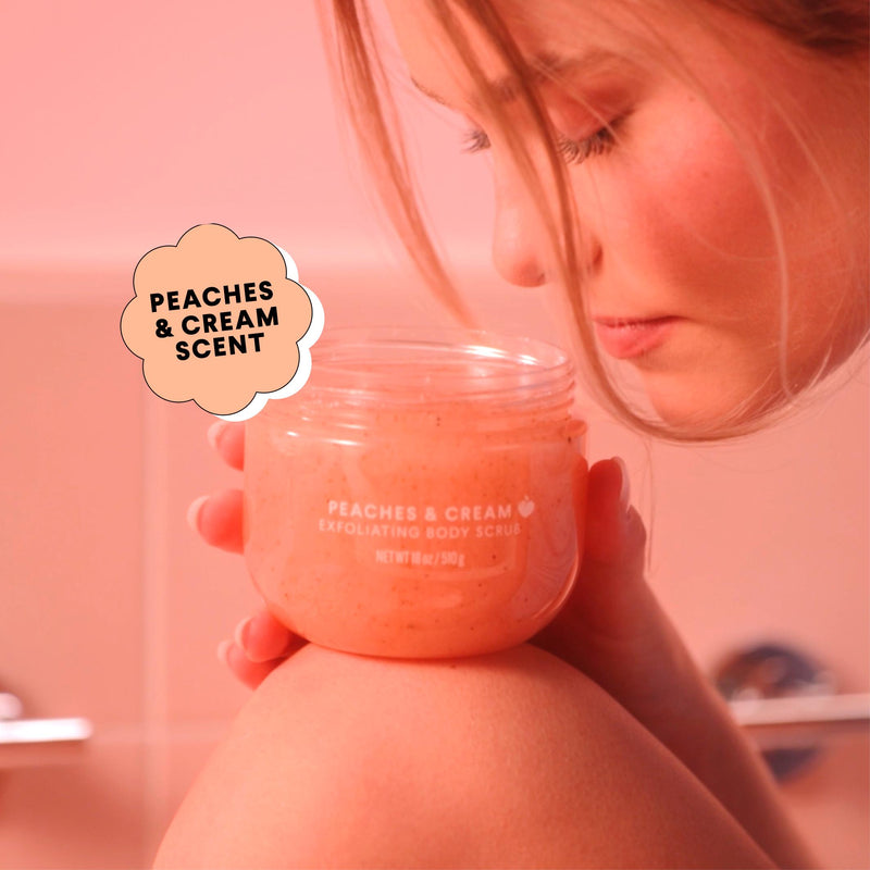 Monday Haircare Peaches & Cream body scrub 510g (British brand)