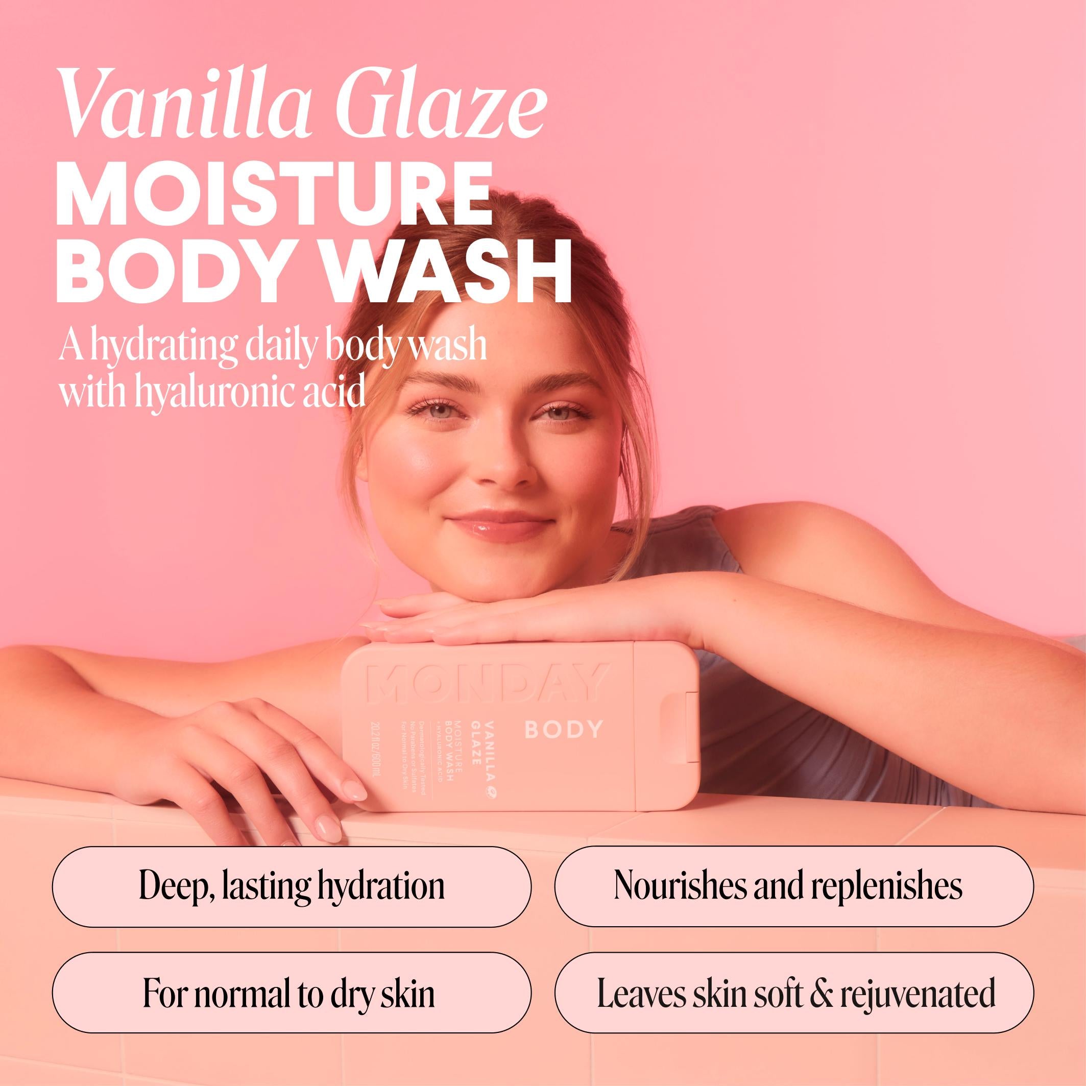 Monday Haircare Vanilla Glaze body wash 500ml (British brand)