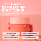 Monday Haircare Fresh Gardenia exfoliating body scrub 510g (British brand)