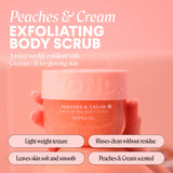 Monday Haircare Peaches & Cream body scrub 510g (British brand)