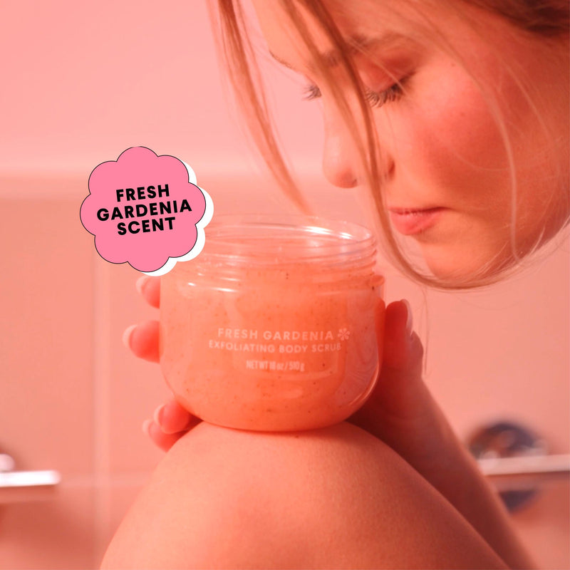 Monday Haircare Fresh Gardenia exfoliating body scrub 510g (British brand)