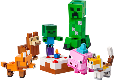 Lego LEGO Minecraft Baby Pig Geburtstagsfeier Ziegelset 351 Teile - Online bei McGrocer kaufen