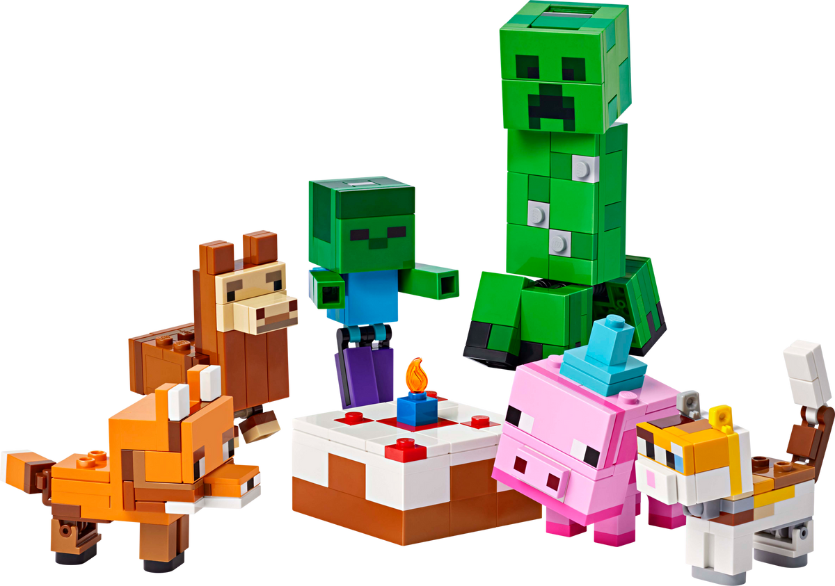 LEGO Minecraft Baby Pig's Birthday Celebration 351 Pieces - British product