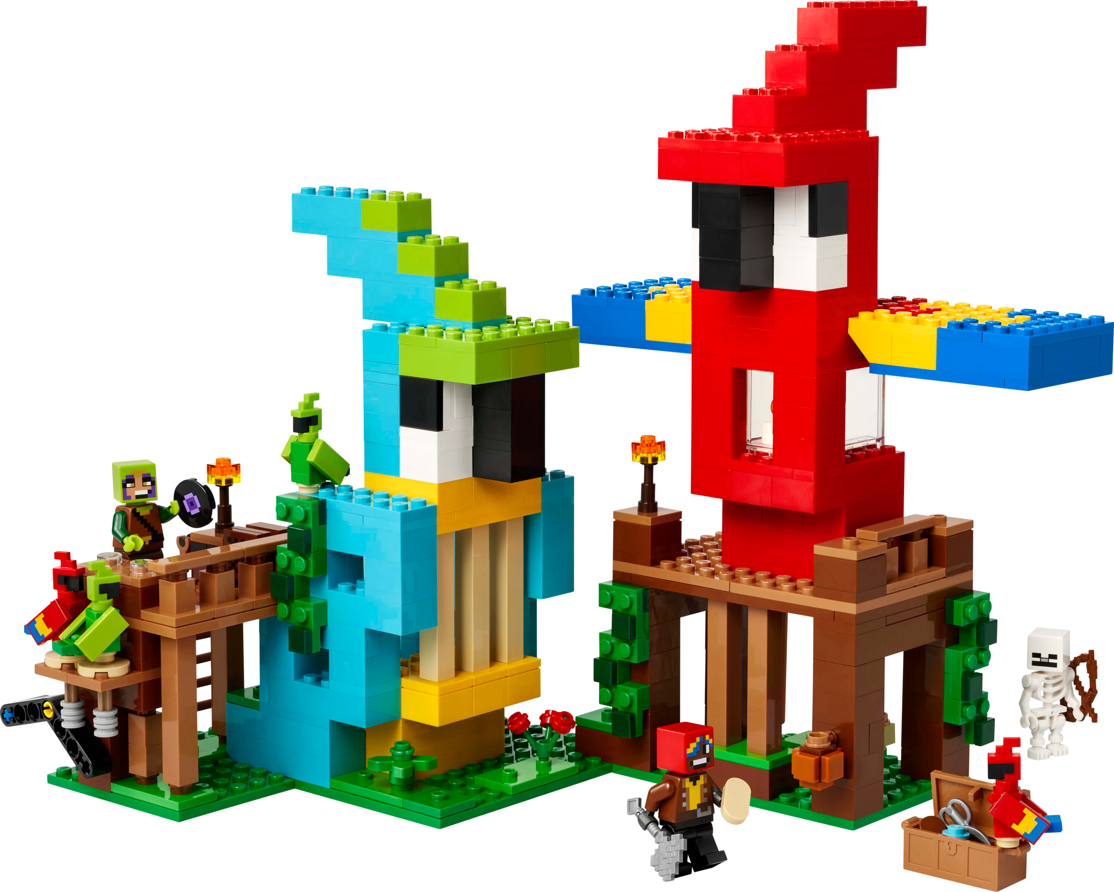 LEGO Minecraft Parrot Houses 535 Pieces Set (British brand)