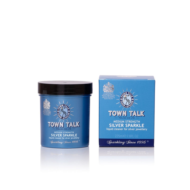 Town Talk Silver Sparkle jewellery cleaning solution (British brand)