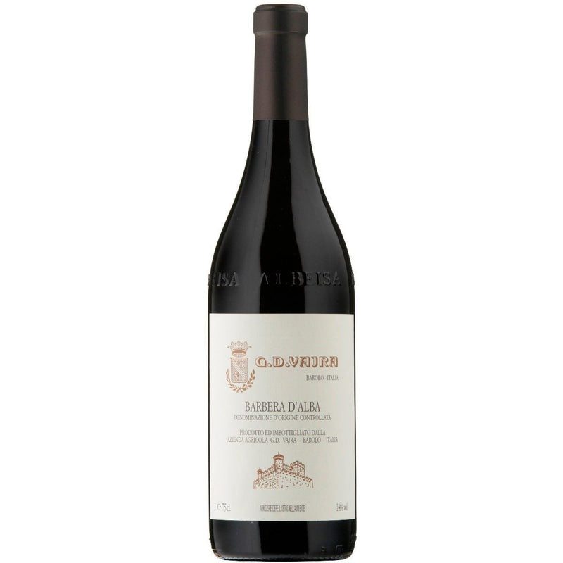 G.D Vajra Barbera red wine 75cl, UK version
