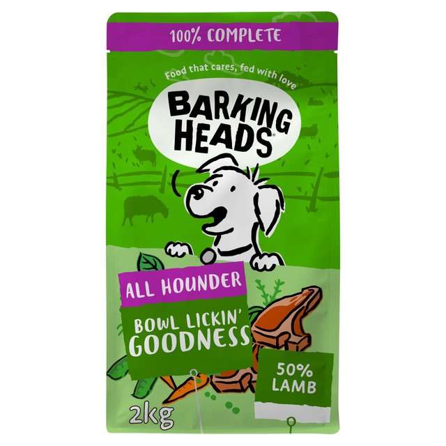 Barking Heads Bowl Lickin' Goodness Lamb Dry Dog Food   2kg GOODS M&S   