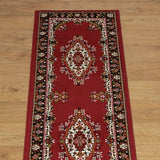 Argos Home Traditional Red Cut Pile Runner 67x200cm, UK version