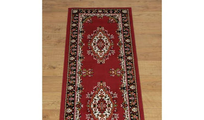 Argos Homemaker Traditional Red Cut Pile Runner - 67x200cm- Buy online at McGrocer