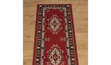 Argos Home Traditional Red Cut Pile Runner 67x200cm, UK version