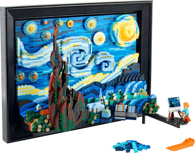 Lego LEGO Ideas Vincent van Gogh The Starry Night Building Set 2615 Pieces- Buy online at McGrocer