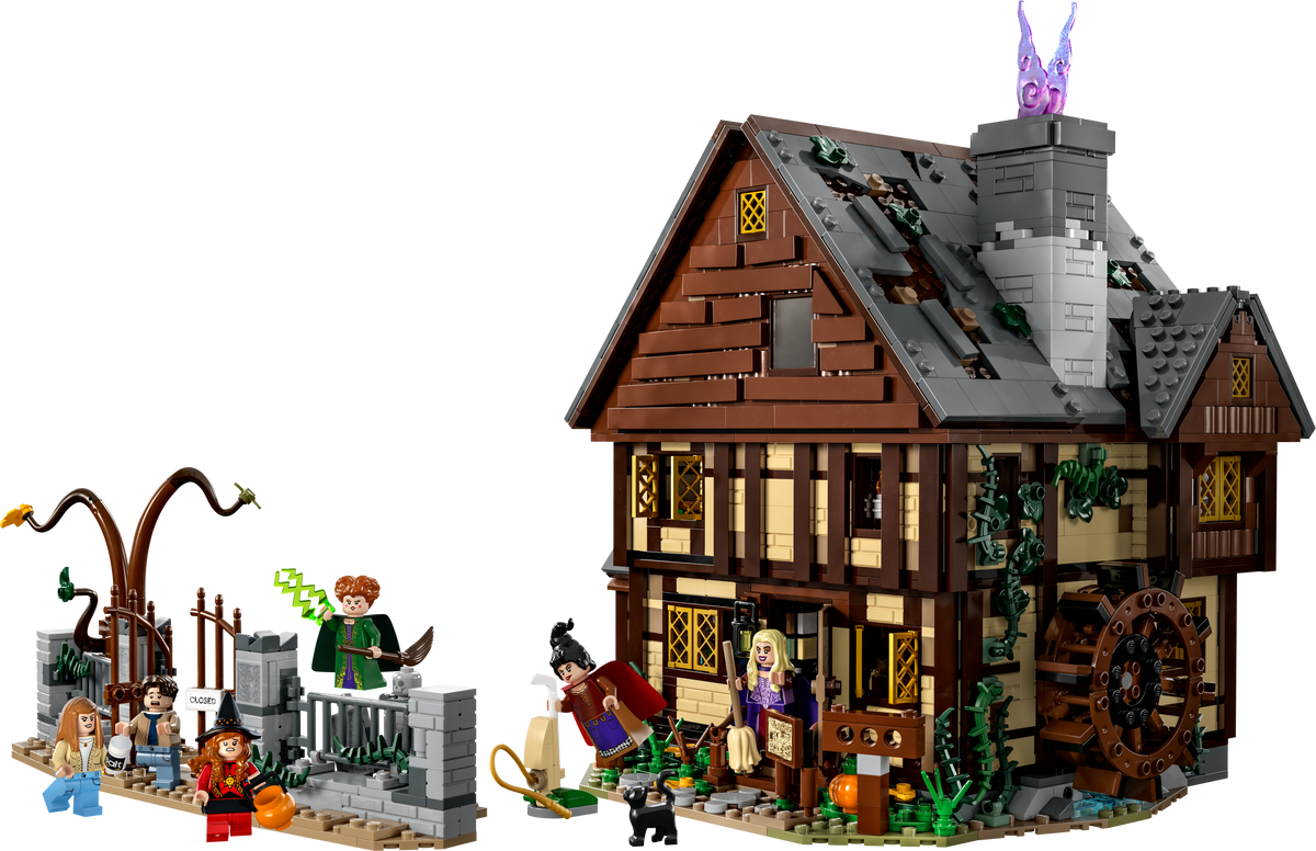 LEGO Disney Hocus Pocus Sanderson Sisters Cottage 2316 Teile - Britisches Produkt