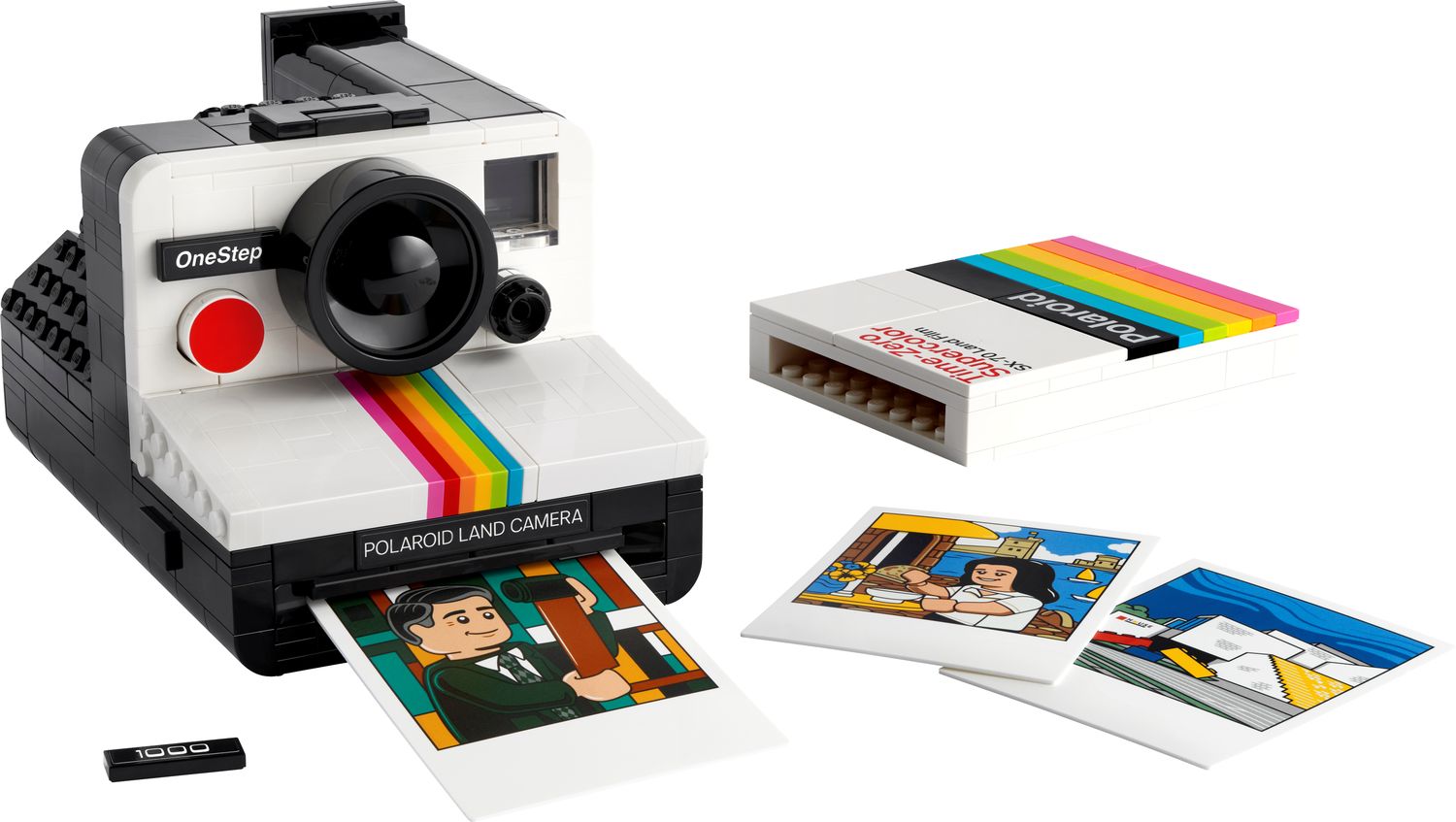 LEGO Ideas Polaroid OneStep SX-70 Camera model 516 pieces, imported from the UK