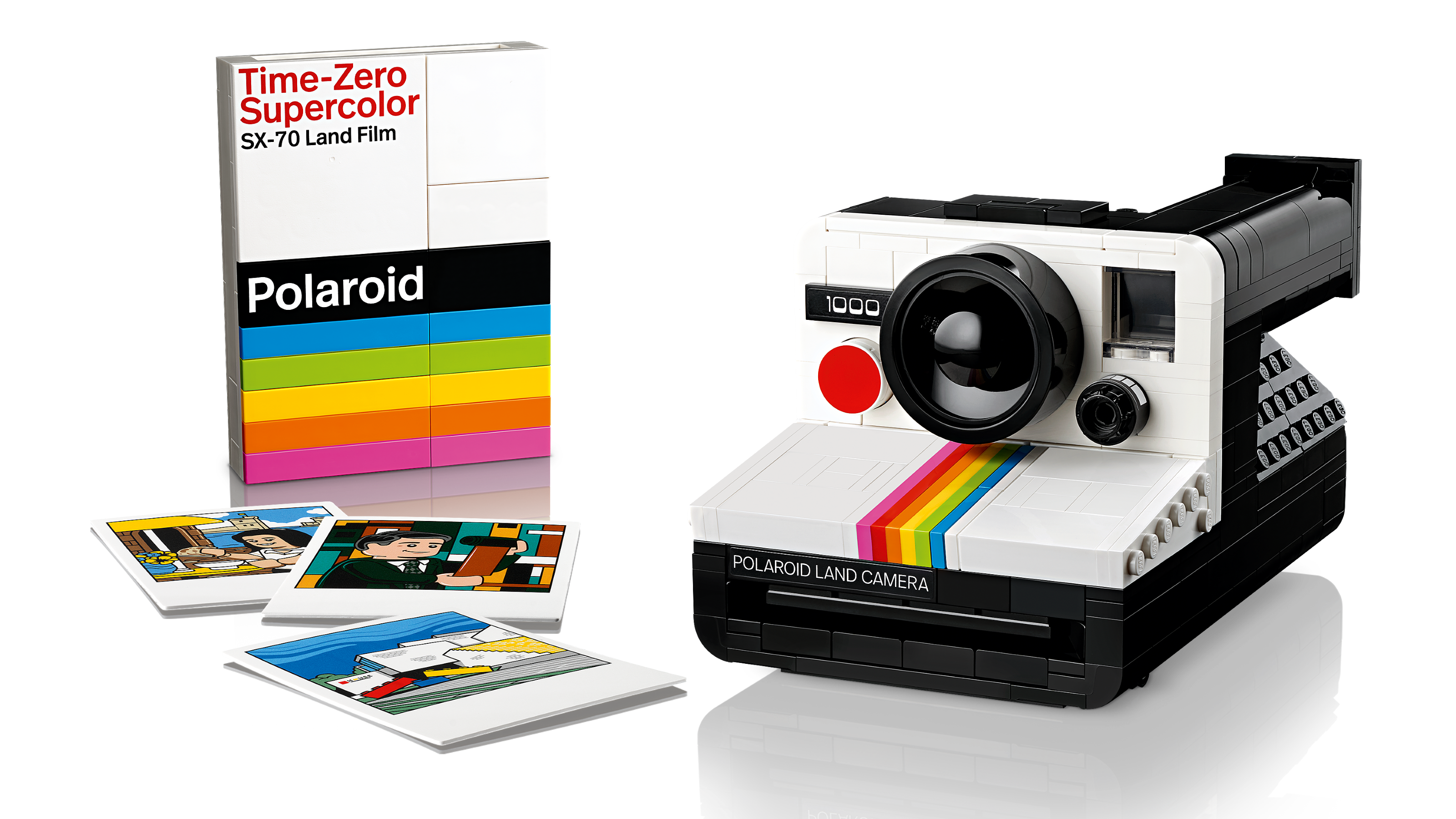 LEGO Ideas Polaroid OneStep SX-70 Camera model 516 pieces, imported from the UK