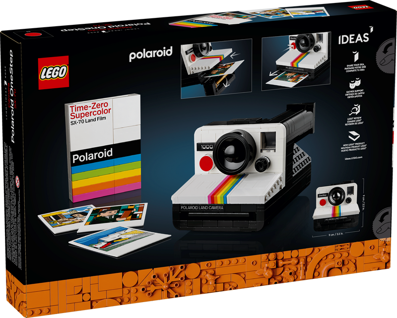 LEGO Ideas Polaroid OneStep SX-70 Camera model 516 pieces, imported from the UK