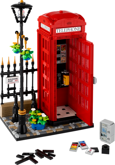 LEGO Rote Londoner Telefonzelle Bauset 1460 Teile