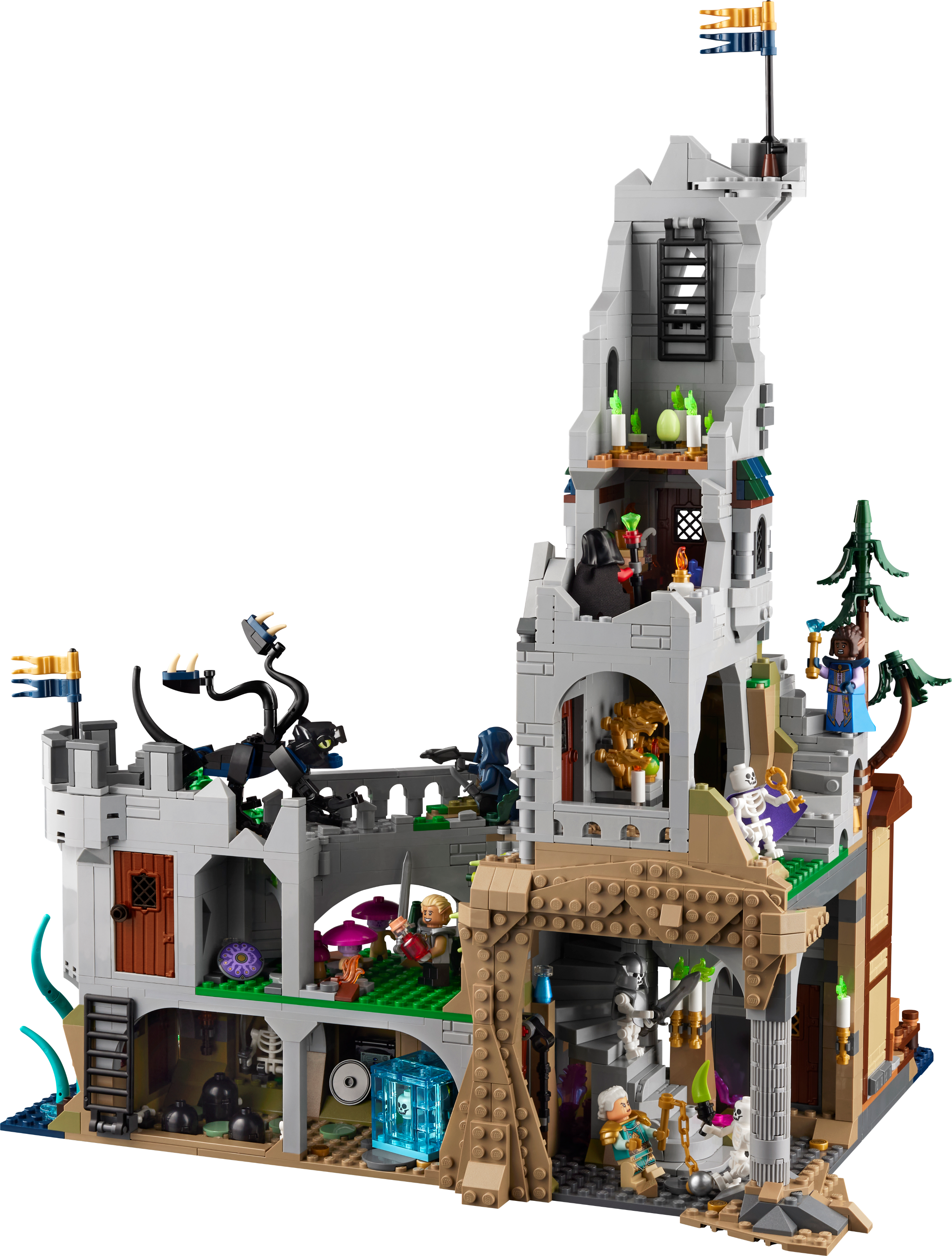 LEGO Dungeons & Dragons Red Dragon's Tale 3745-piece set, imported from the UK