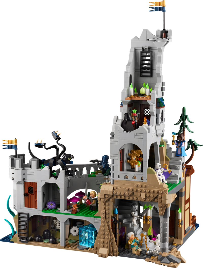 LEGO Dungeons & Dragons Red Dragon's Tale 3745-piece set, imported from the UK
