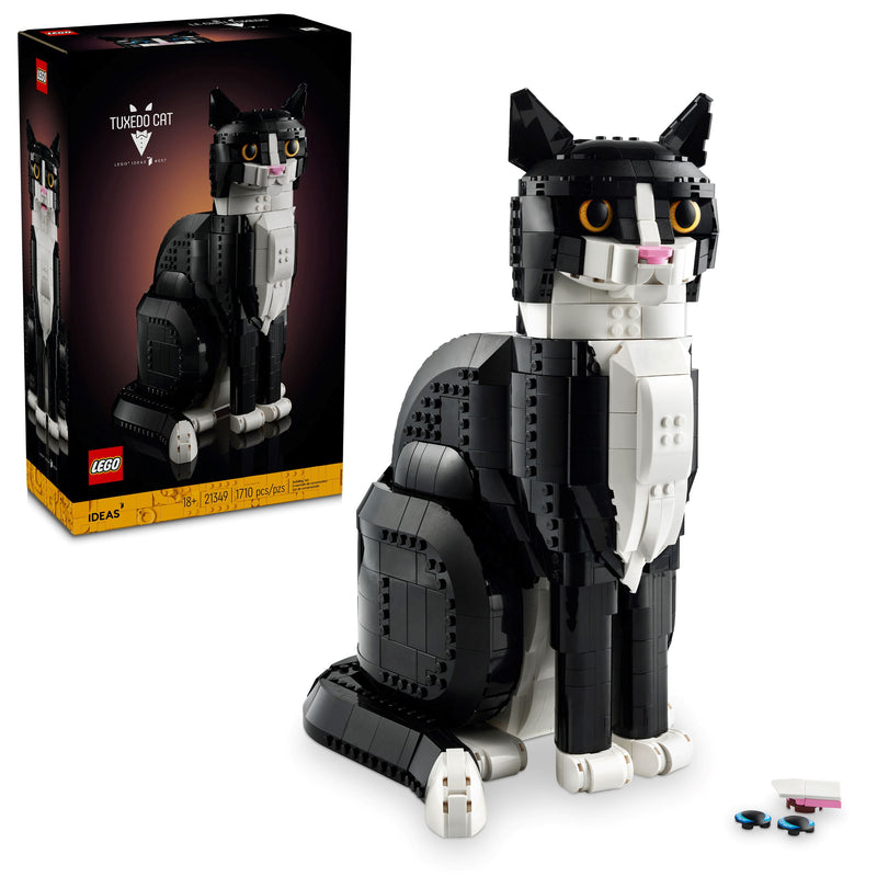 LEGO Ideas Tuxedo Cat building set 1710 pieces (British brand)