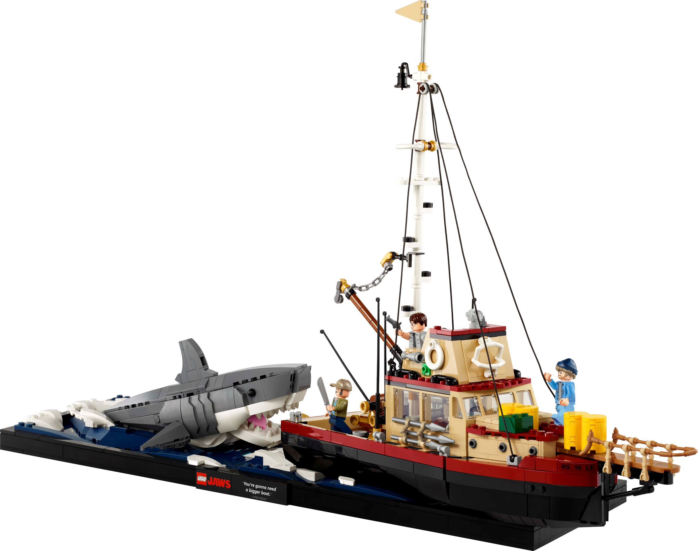 LEGO Ideas Jaws display model set 1503 pieces UK version