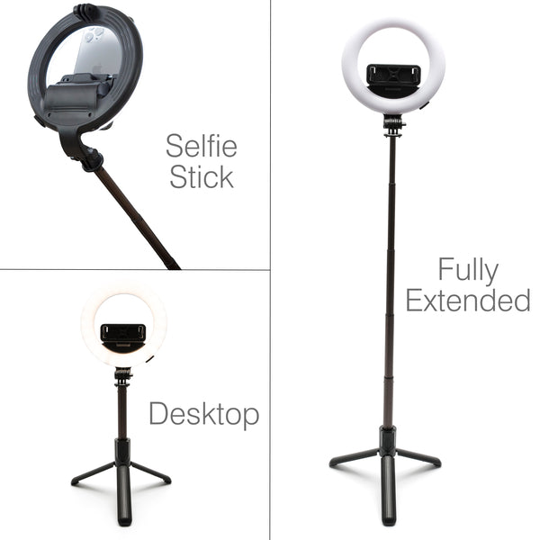 Rio GlamourGlow Pro ring light and tripod, imported from the UK