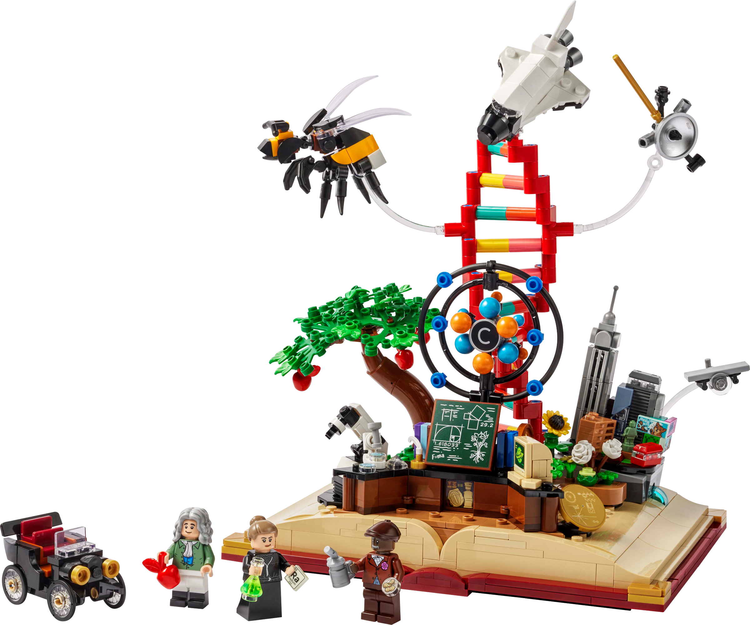 LEGO Ideas Evolution of STEM display model 879 pieces (British brand)