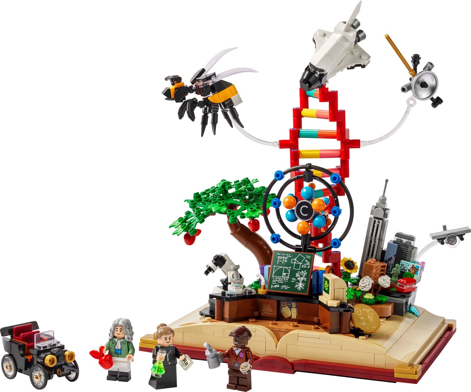 LEGO Ideas Evolution of STEM display model 879 pieces (British brand)