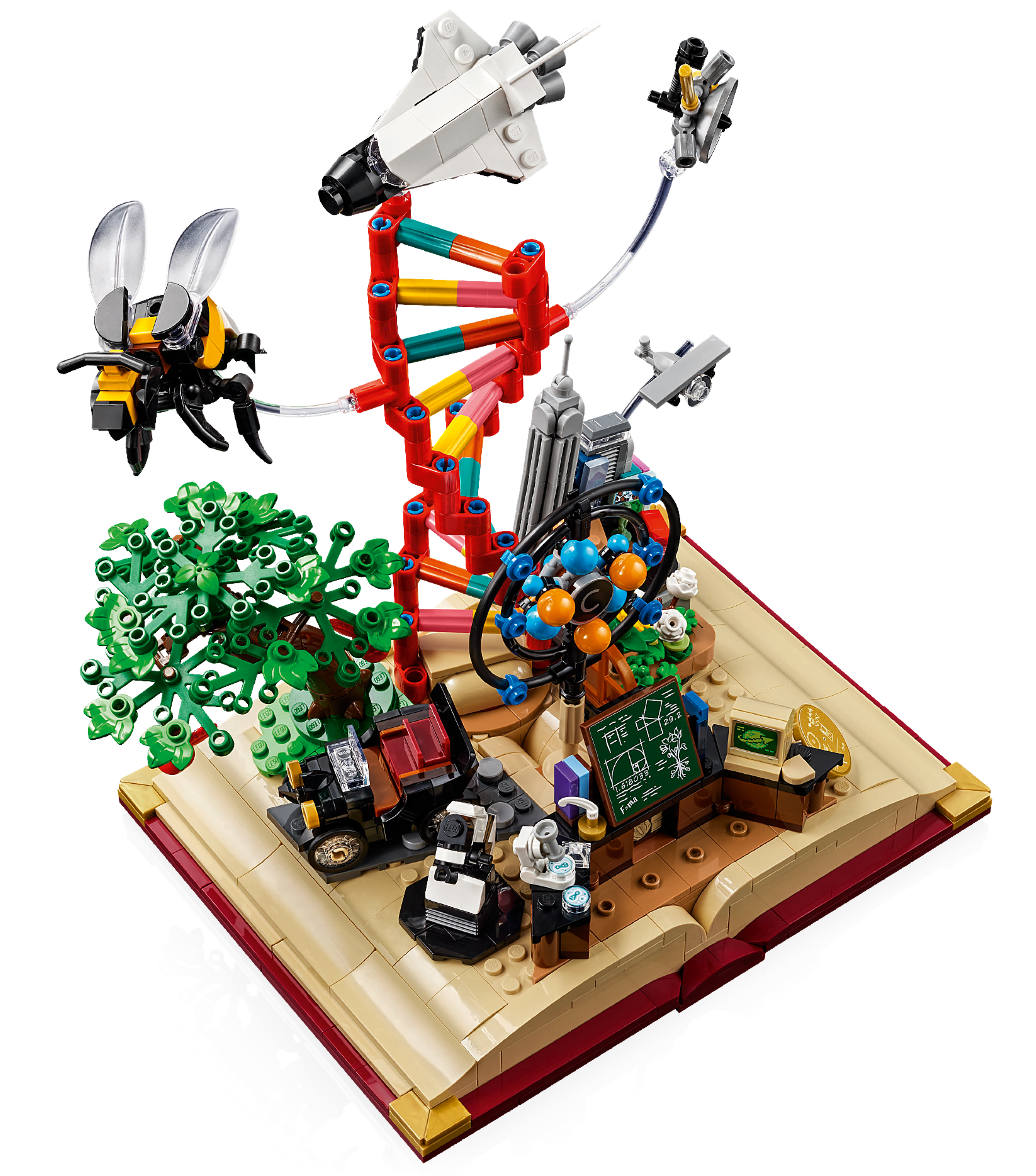 LEGO Ideas Evolution of STEM display model 879 pieces (British brand)