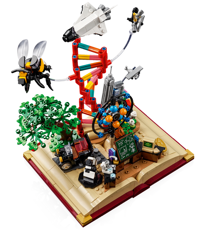 LEGO Ideas Evolution of STEM display model 879 pieces (British brand)