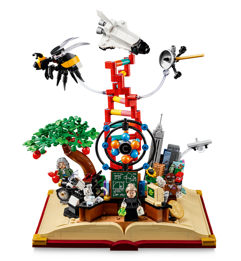 LEGO Ideas Evolution of STEM display model 879 pieces (British brand)