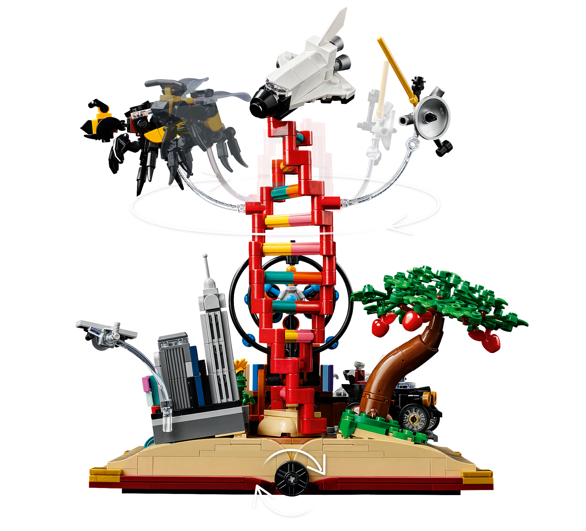 LEGO Ideas Evolution of STEM display model 879 pieces (British brand)