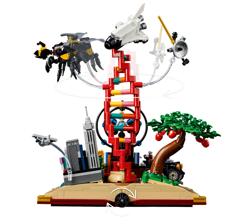 LEGO Ideas Evolution of STEM display model 879 pieces (British brand)