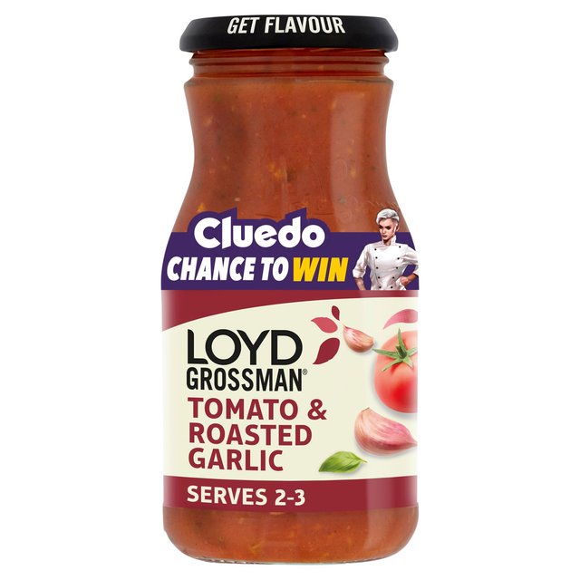 Loyd Grossman Tomato & Roasted Garlic Pasta Sauce   350g GOODS M&S   