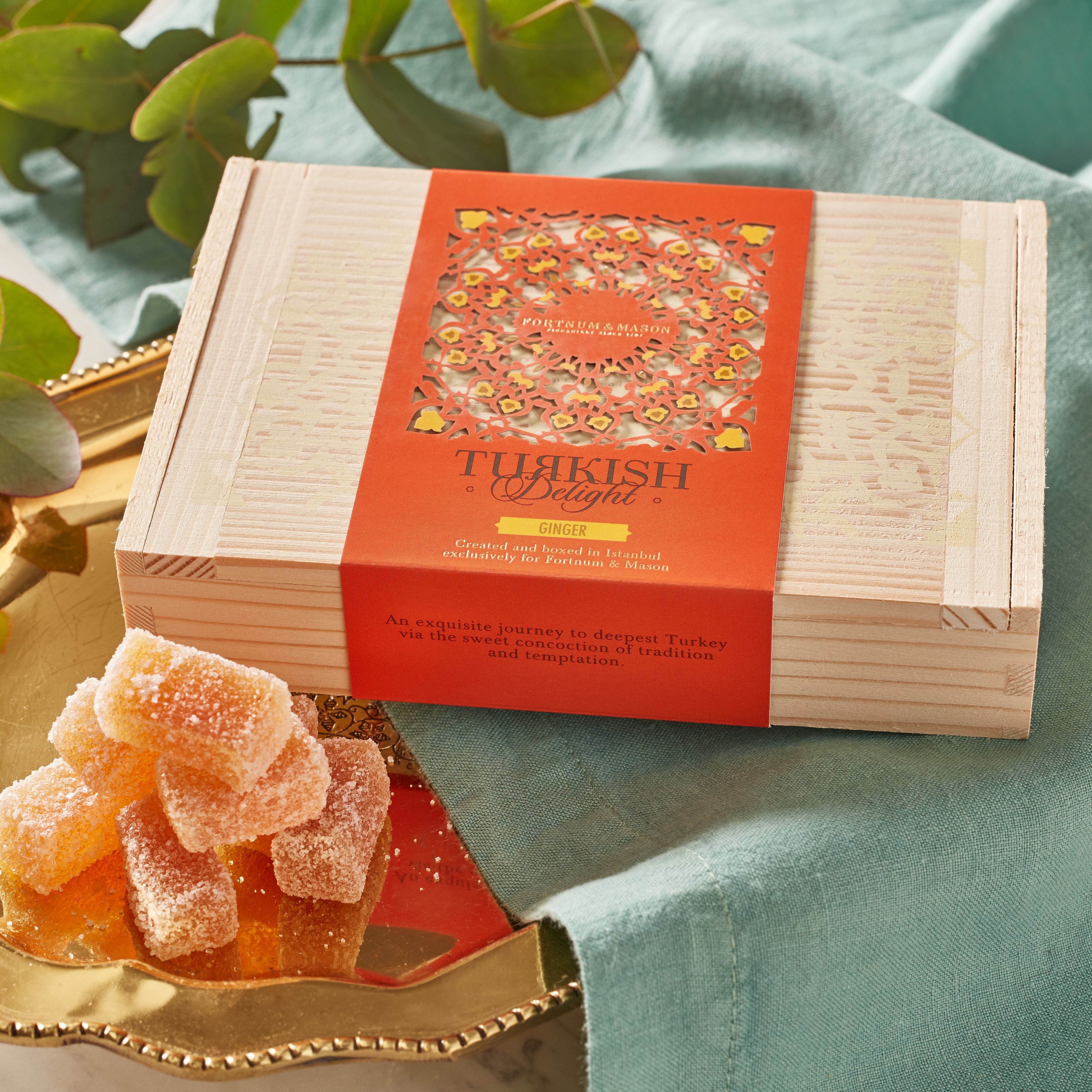 Fortnum's ginger Turkish Delight 227g (British brand)