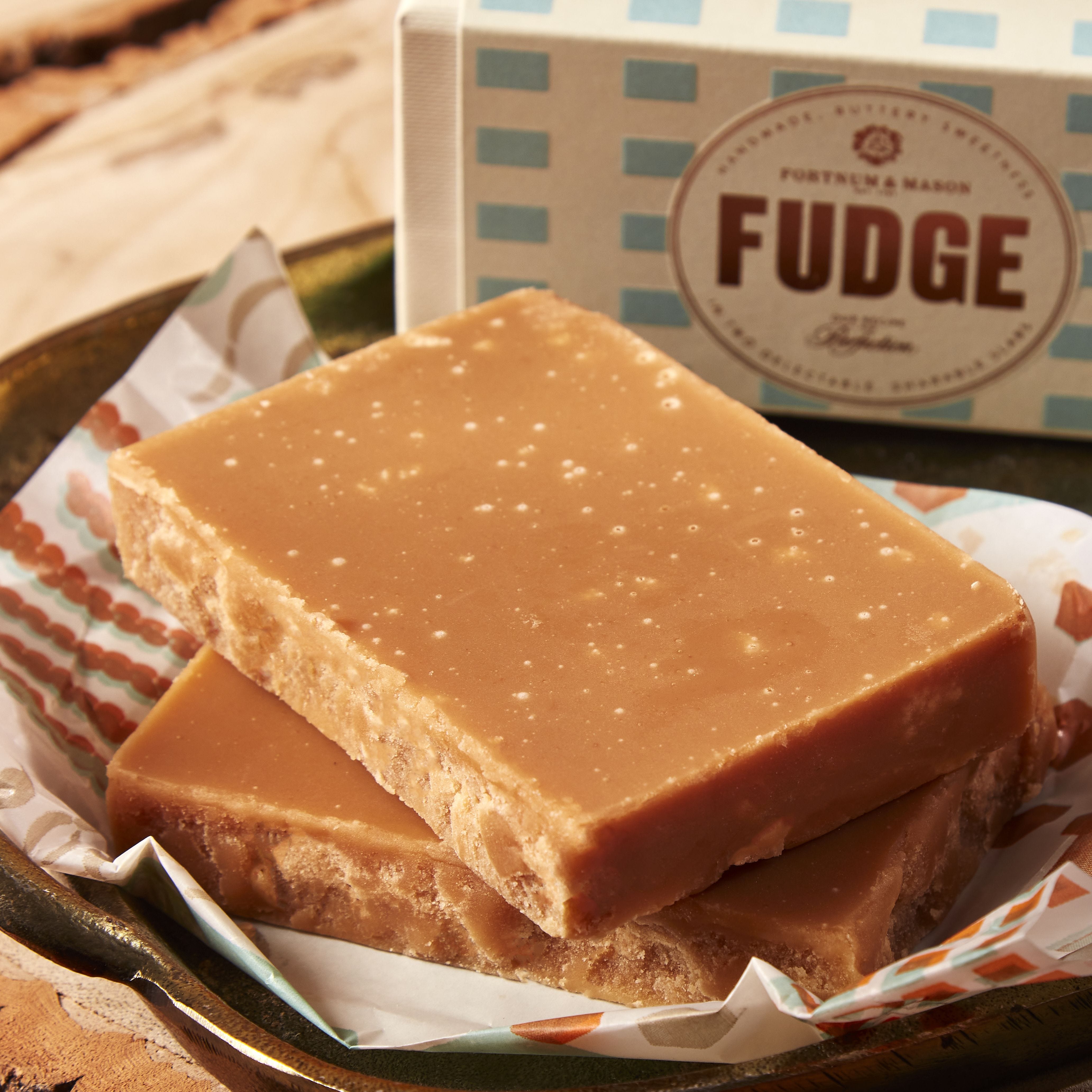Fortnum's fudge 300g in two slabs - British product