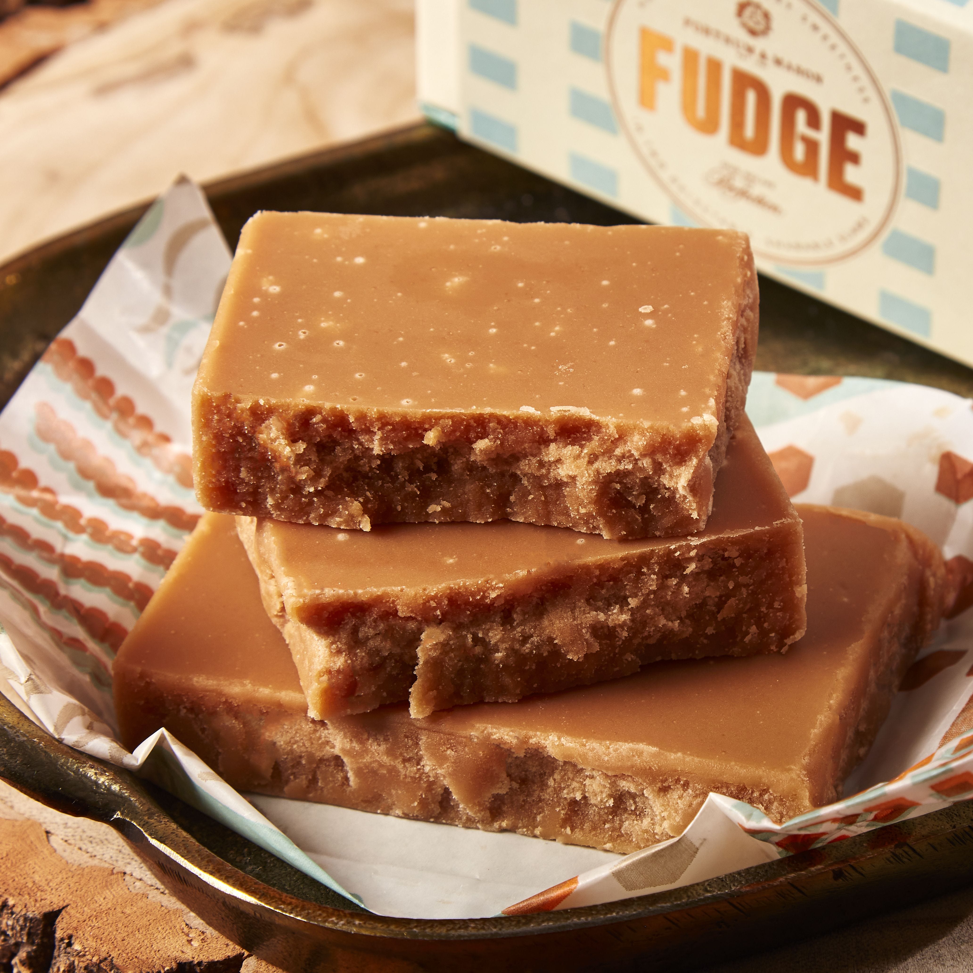 Fortnum's fudge 300g in two slabs - British product