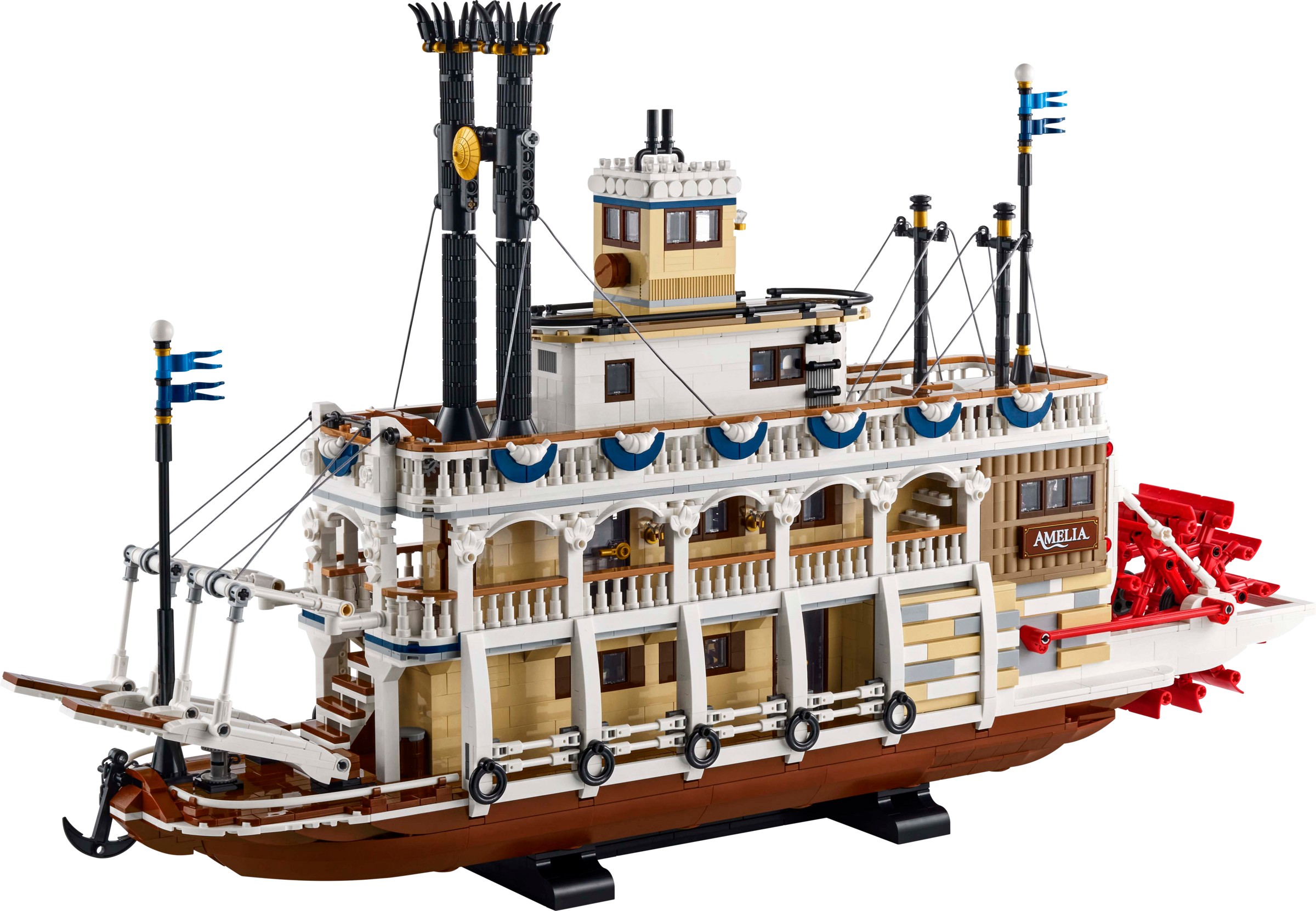 LEGO River Steamboat 4090 Piece Model, imported from the UK