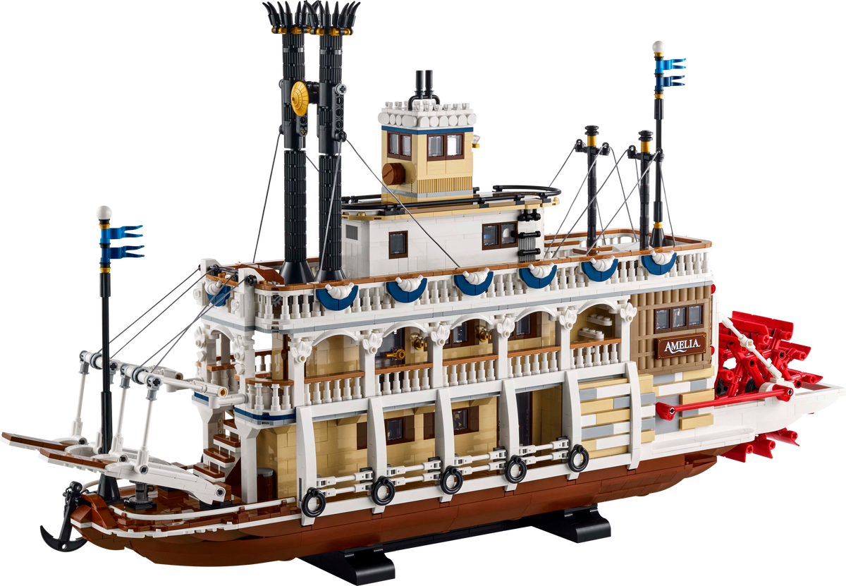 LEGO River Steamboat 4090 Piece Model, imported from the UK