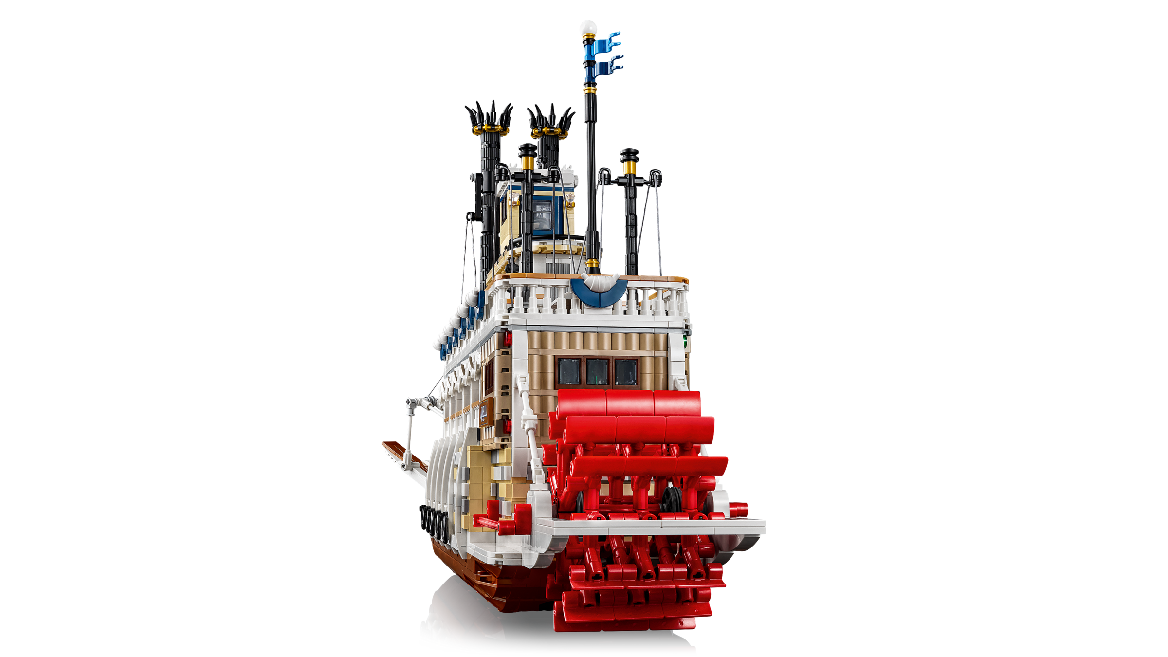 LEGO River Steamboat 4090 Piece Model, imported from the UK